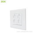 RJ45 LAN Socket Outlets 2Gang Information power outlet